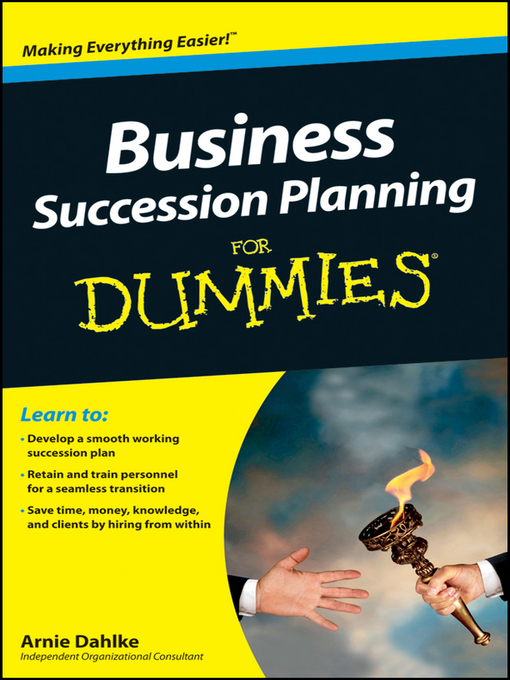 Title details for Business Succession Planning For Dummies by Arnold Dahlke - Available